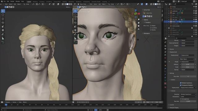 Sculpt #12 | Ciri, The Witcher (Blender Timelapse) смотреть онлайн