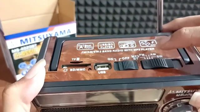 Unboxing & Review Radio Mitsuyama MS-4020BT Classic смотреть онлайн