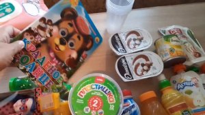 Закупка продуктов в поезд.