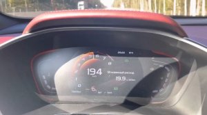Разгон Geely Coolray с 0 до 204 км/час.