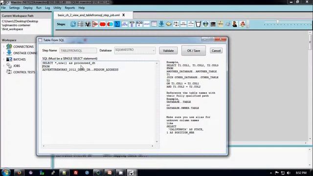 SQLMaestro Basics Lab: Chapter 2 (View and TableFromSQL Steps) смотреть онлайн
