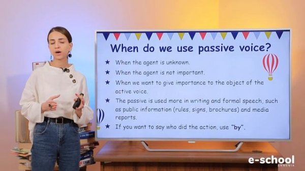 English. Past and Present Progressive Passive Voice. XI grade