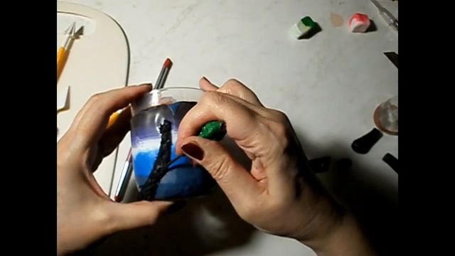 Декор чашки Урок 4 Рельеф и филигрань смотреть онлайн