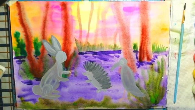 Как нарисовать сказку "Яблоко". смотреть онлайн