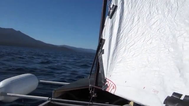 Testing CANOE SAIL/ROW RIG on Lake Tahoe, CA - SAIL ROW CAMP CANOE vLog10 смотреть онлайн