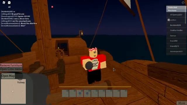 How to drop/pick up an item - Roblox The Turbulent Seas смотреть онлайн