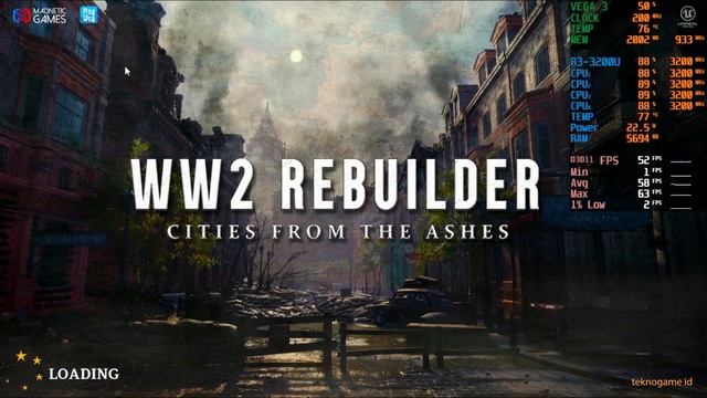 WW2 Rebuilder | 8 GB RAM | AMD Ryzen 3 3200U Vega 3 смотреть онлайн