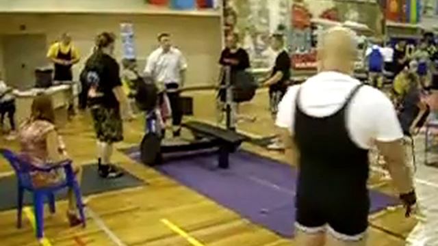 Чемпионат Евразии 2010.Эдуард Меляев(82.5кг,AWPC)жим 193кг