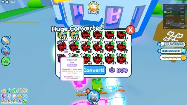 НОВОЕ HUGE ОБНОВЛЕНИЕ в (Pet SImulator X) в Roblox! БЕСПЛАТНЫЕ ХУГИ? смотреть онлайн