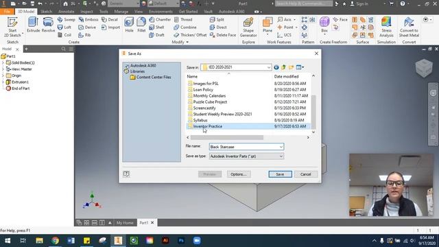 Intro to Inventor: How to Save, Edit Sketch & Change Material and Color смотреть онлайн
