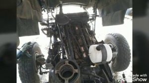 Двигатель (MAN) на КАМАЗ 5410 самосвал (своими руками)