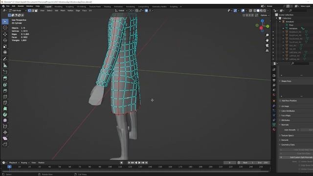 Making Roblox 3D Clothing (Wednesday's Dress) | Speed Modeling #1 смотреть онлайн
