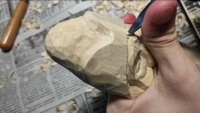 Дед Мороз | Резьба по дереву | Woodcarving