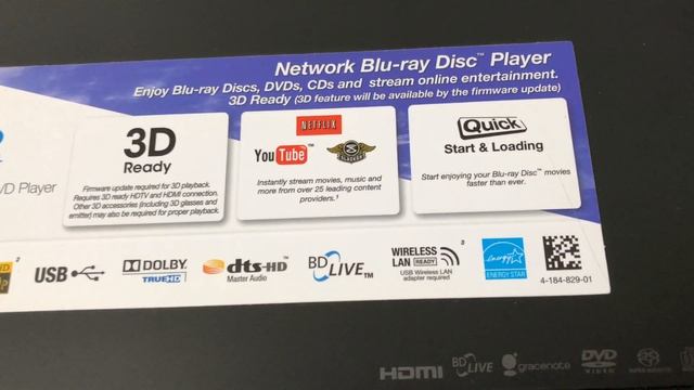 Sony BDP-S470 Single Blu-Ray DVD Compact Disc CD Player смотреть онлайн