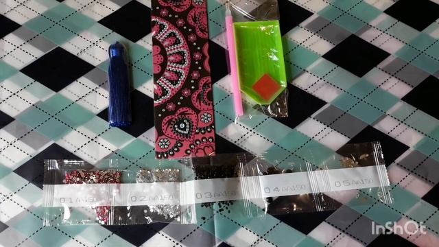 Распаковка алмазная мозаика закладки и готовая "Сова" AliExpress смотреть онлайн