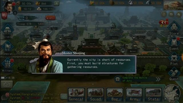 New Romance of the Three Kingdoms | First Look | android/iOS game play смотреть онлайн