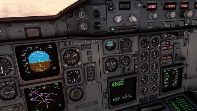ILS Заход на Airbus A310 в Microsoft Flight Simulator