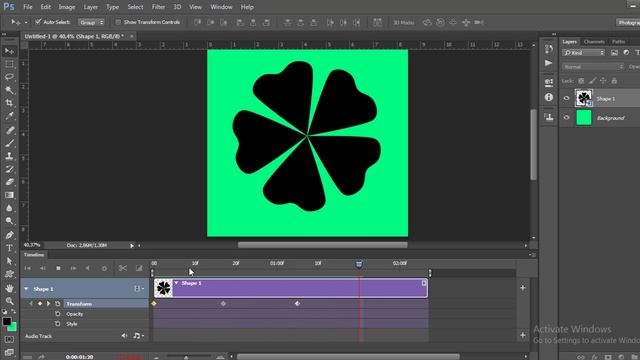 how to create Rotation Animation in photoshop смотреть онлайн