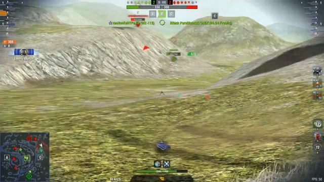 wot blitz AMX 40 M4 mle. 54 is Not OP killed easily with a Light tank смотреть онлайн