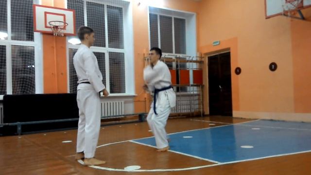 Экзамен по каратэ на 4 кю по правилам НФШК России (karate 4th kyu exam in Russia) смотреть онлайн