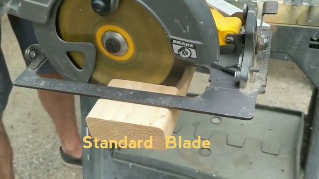 Standard Saw Blade Vs DeWalt ToughTrack