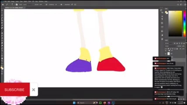 The Amazing Digital Circus Pomni Drawing using Photoshop смотреть онлайн