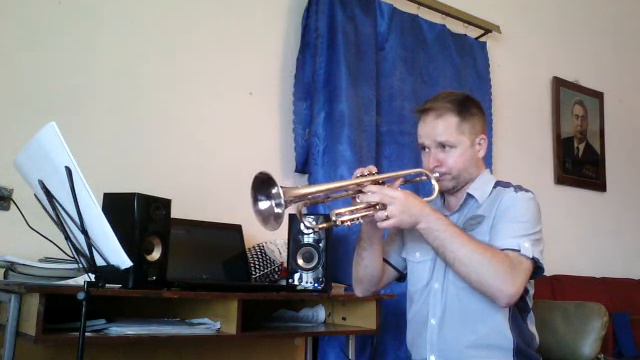 "Raiders March" (Raiders Of The Lost Ark). Trumpet solo. смотреть онлайн