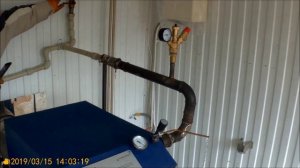 Кипение твердотопливного котла длительного горения Космос с топкой из нержавейки