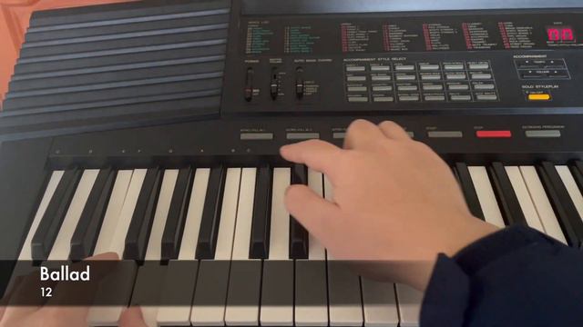YAMAHA PSR-37 Keyboard - Accompaniment Styles смотреть онлайн