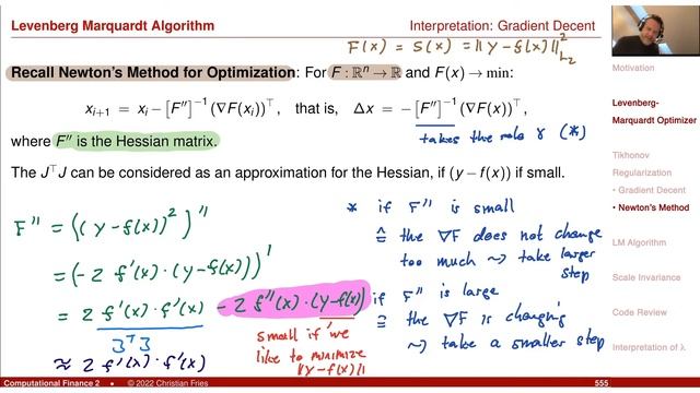 Lecture 2021-2: Appl. Math. Fin./Computational Finance 2 (30): Levenberg-Marquardt Optimizer смотреть онлайн