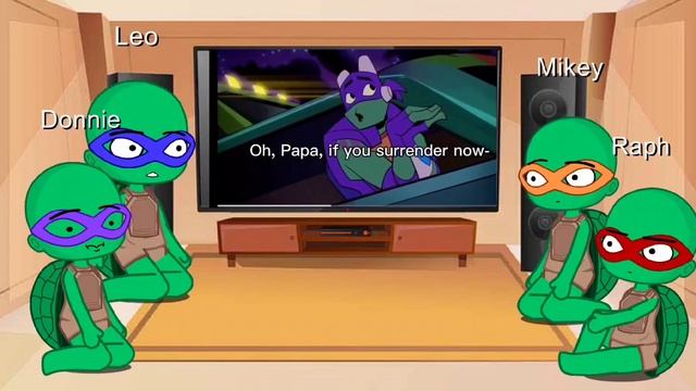 TMNT 2012 react to RotTMNT Donnie (1/?) смотреть онлайн