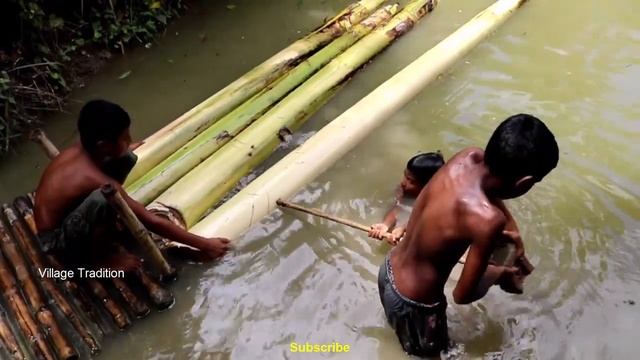 Primitive Technology: Build Banana Boat смотреть онлайн