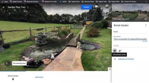 Google Tour Creator Tutorial - creating a free 360 tour of a museum