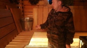 Сухие и тёплые  полы в бане! Часть 1