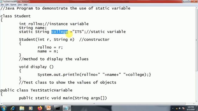 On Line Java Training Static & Final Keyword Static Final Java Lecturer 11 смотреть онлайн
