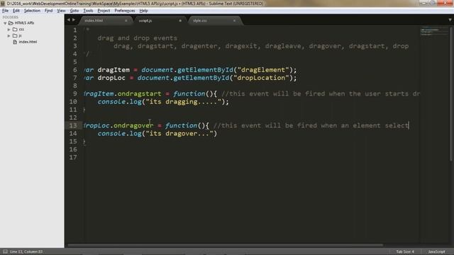 HTML 5 Drag and Drop Example using JavaScript смотреть онлайн