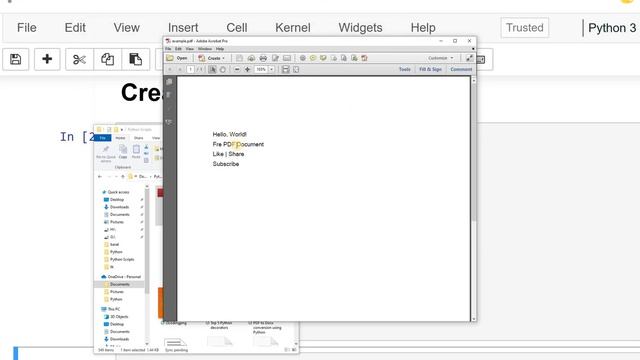 Day 149 : Create a PDF file using Python смотреть онлайн