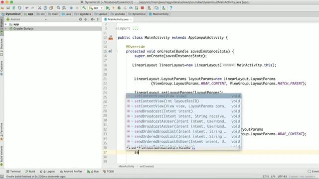 #16 How To Create Dynamic UI In Android Studio | Dynamic add UI content in android #softwaretechit смотреть онлайн