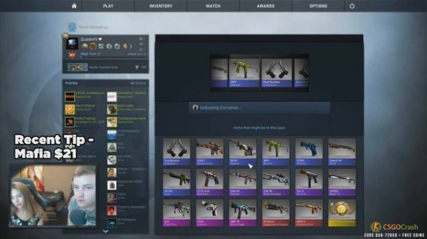 CSGO CASES - HUGE CHROMA 3 Unboxing! M4A1 Chanticos Fire?? (CS GO Case Opening Girl Opens Cases)