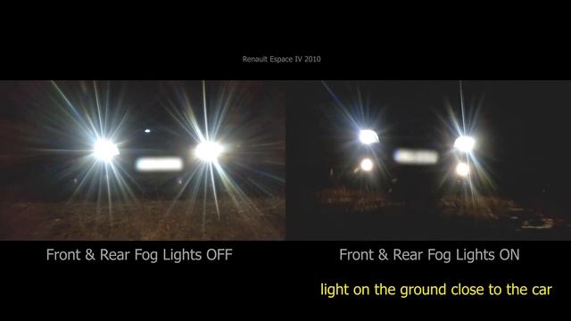 Front & Rear Fog lights, Reflectors (Renault Espace IV) смотреть онлайн