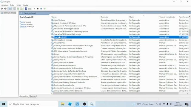 Parte 06 - Curso PLSQL - Verificando o status dos serviços do ORACLE no Windows смотреть онлайн