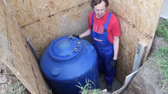 Монтаж накопительного резервуара для воды смотреть онлайн