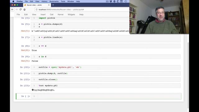 Storing and retrieving Python objects with "pickle" смотреть онлайн