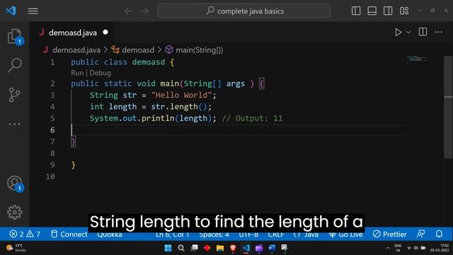 string in java || string munupulation || string builder || java placement course смотреть онлайн