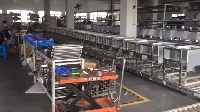Gas & Electric Pressure Fryer Cooker Production Line смотреть онлайн