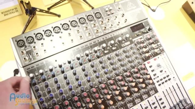 Behringer Xenyx QX2442USB, QX1204USB, QX1202USB Mixers - NAMM 2012 - AudioSavings смотреть онлайн