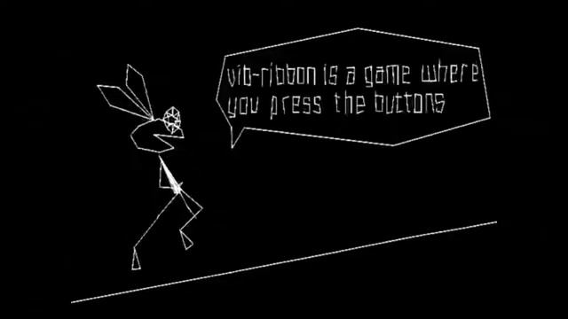Vib Ribbon - Vibri messes up the tutorial смотреть онлайн