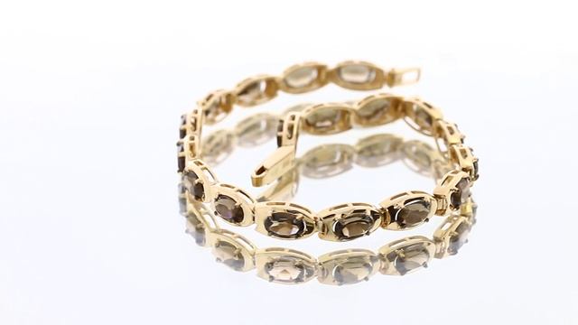 Золотой браслет с раух-топазом арт. бр110-4ск смотреть онлайн