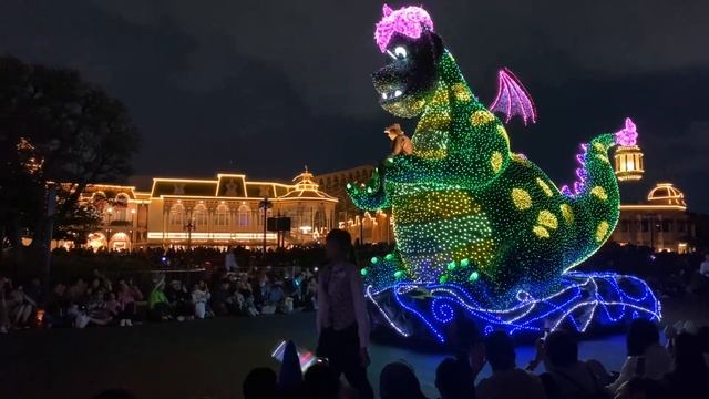 [best spot]Electric Night Parade at Tokyo Disneyland 40th Anniversary смотреть онлайн