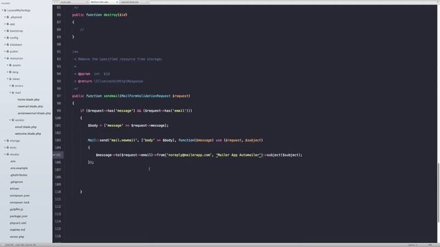 Laravel Mailer App: Send Mail Finally (9/10) смотреть онлайн